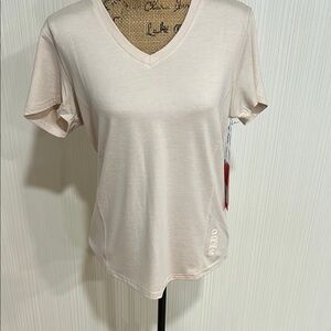 Aeropostale Soft Blush V-Neck Short Sleeve Tee